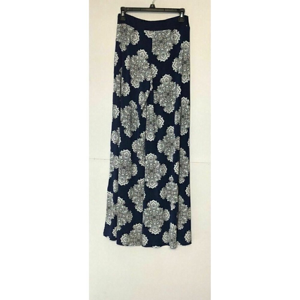 Tigerlily Blue Indigo Wide Leg Printed Pants - Picture 10 of 11